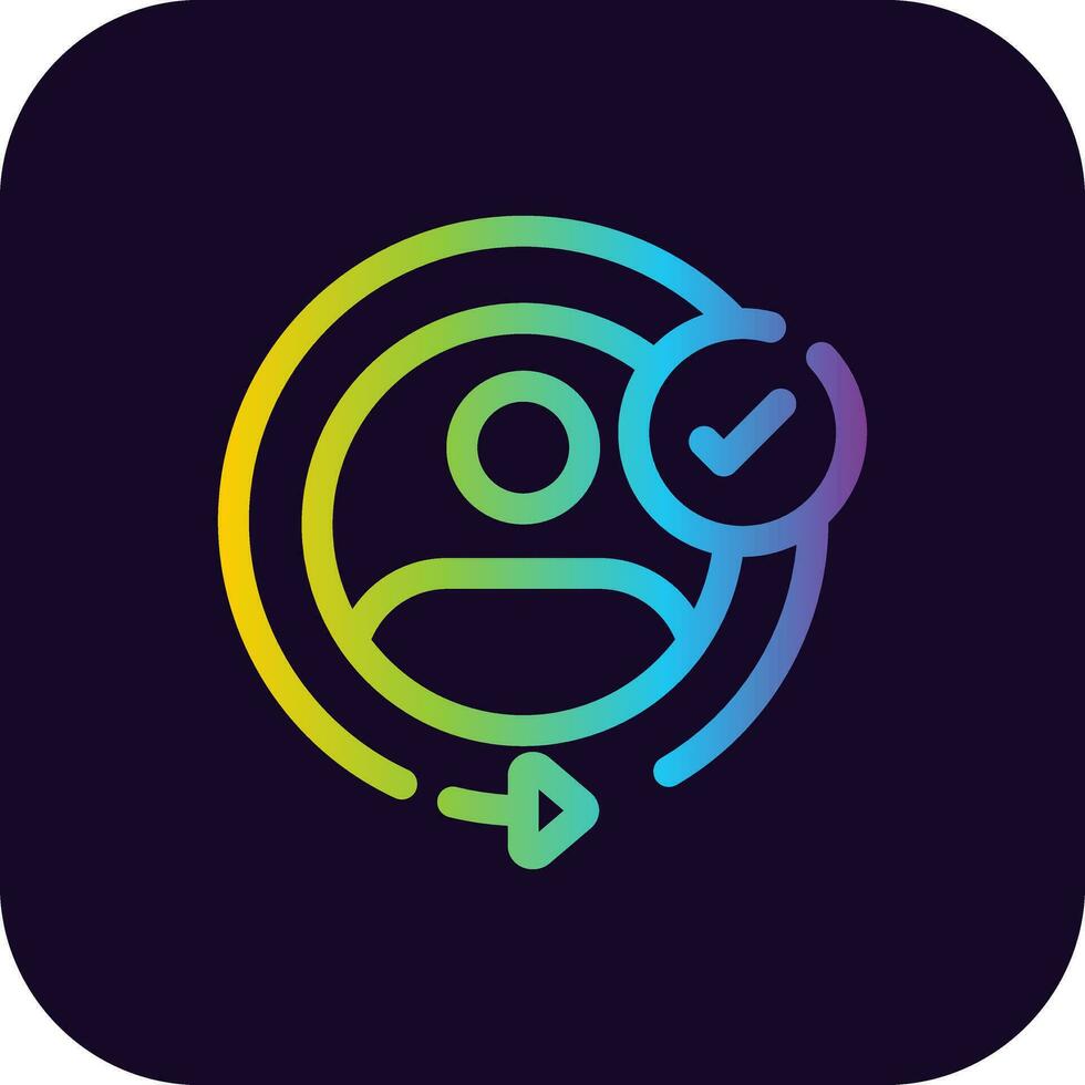 Retention Customer Creative Icon Design vector