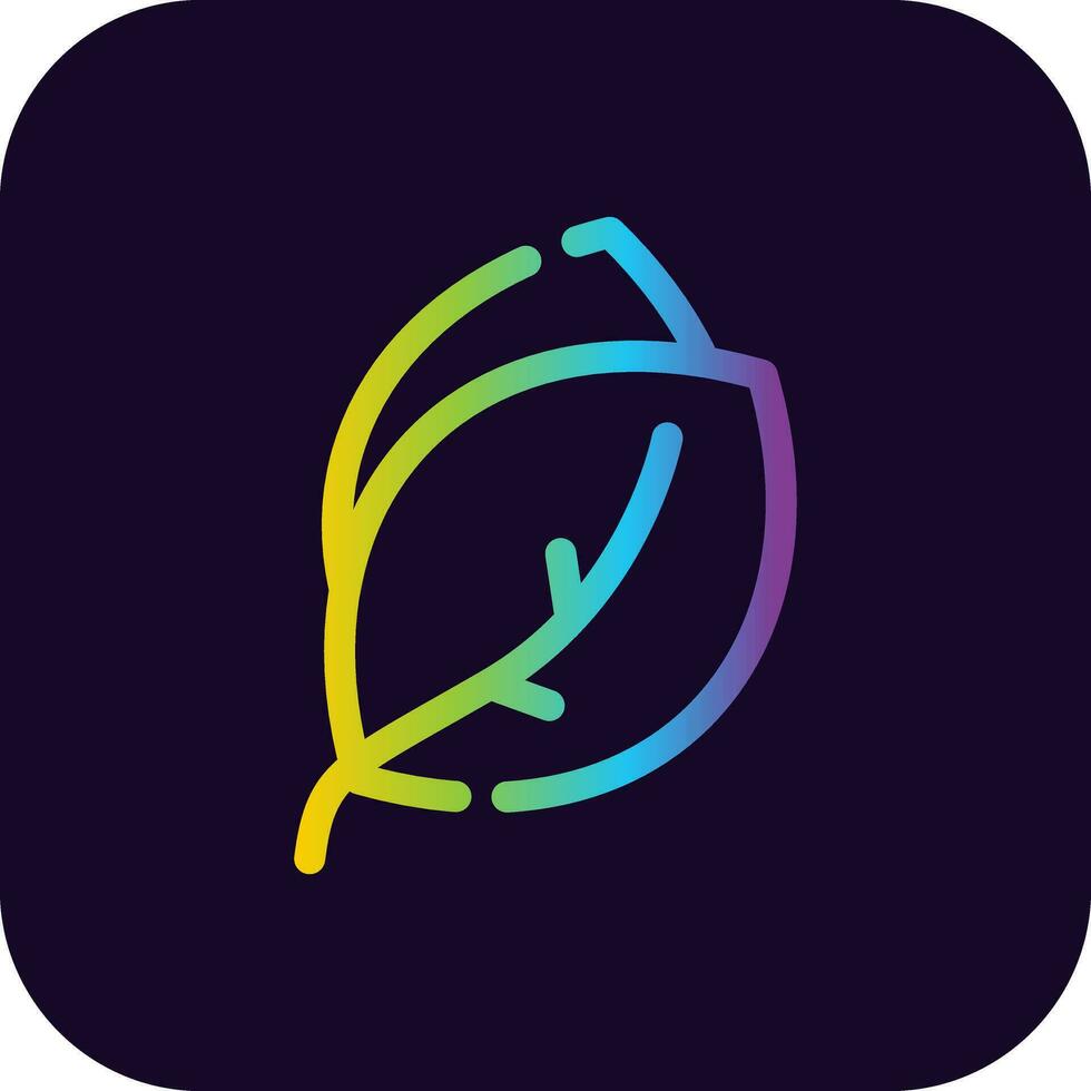 Leaf Creative Icon Design vector