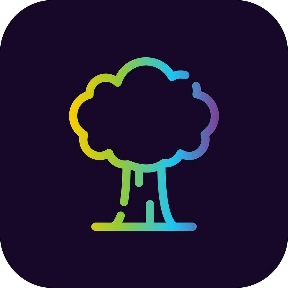 árbol creativo icono diseño vector