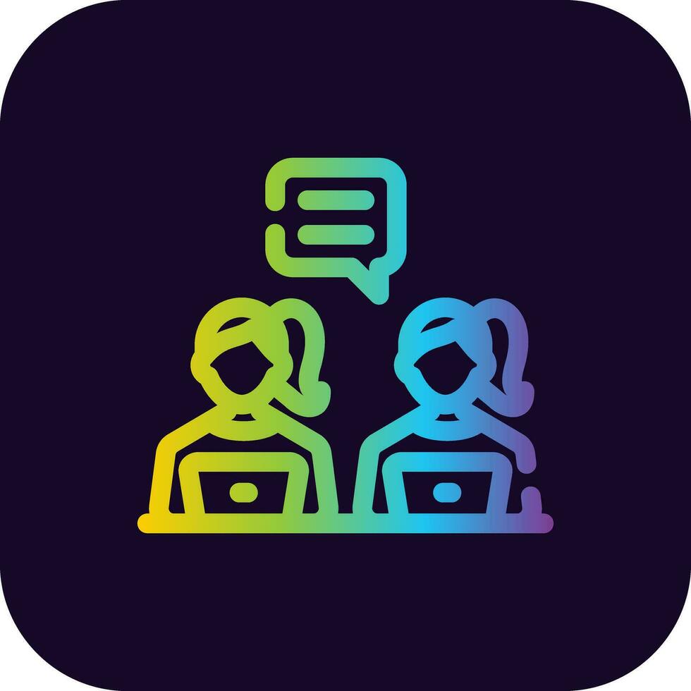 Co-Work Space Creative Icon Design vector