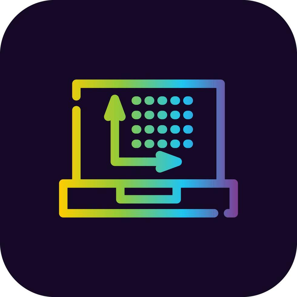 Dots Per Inch Creative Icon Design vector
