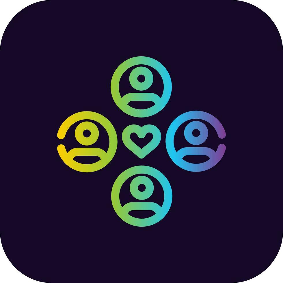 Community Creative Icon Design vector