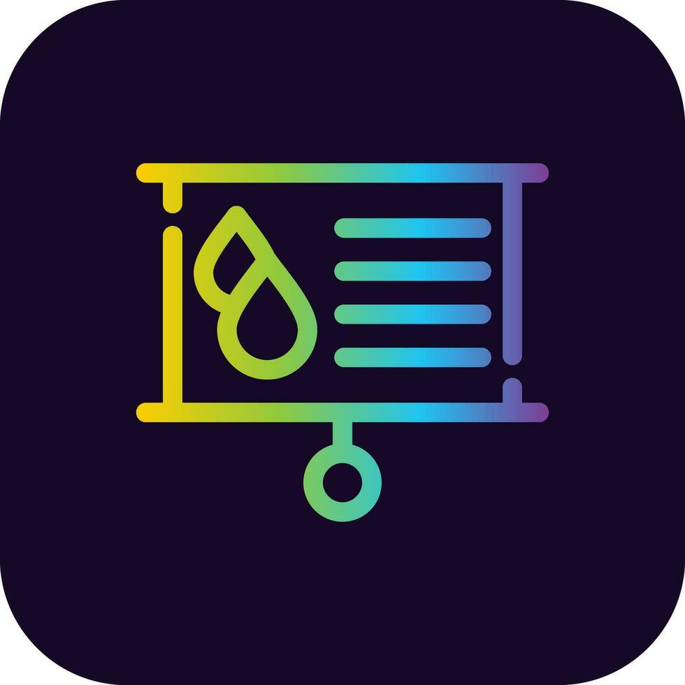 Water Class Creative Icon Design vector
