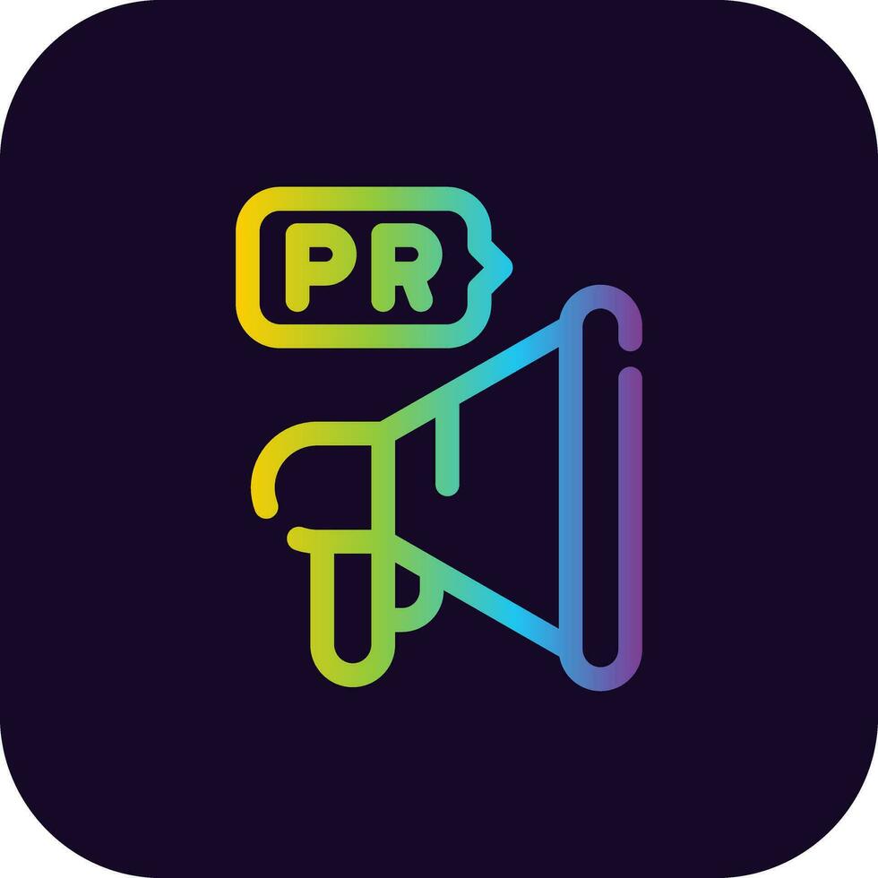 Public Relations Creative Icon Design vector