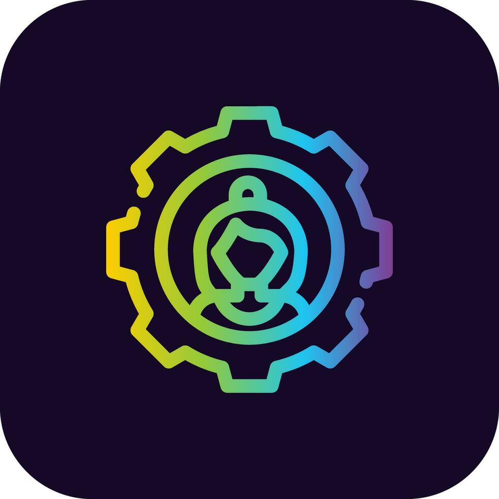 Resources Management Creative Icon Design vector