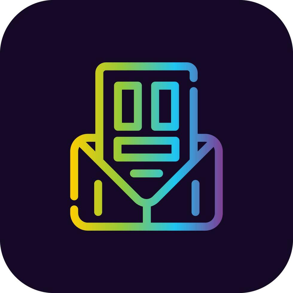 Newsletter Creative Icon Design vector
