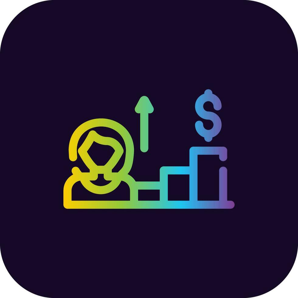 Income Creative Icon Design vector