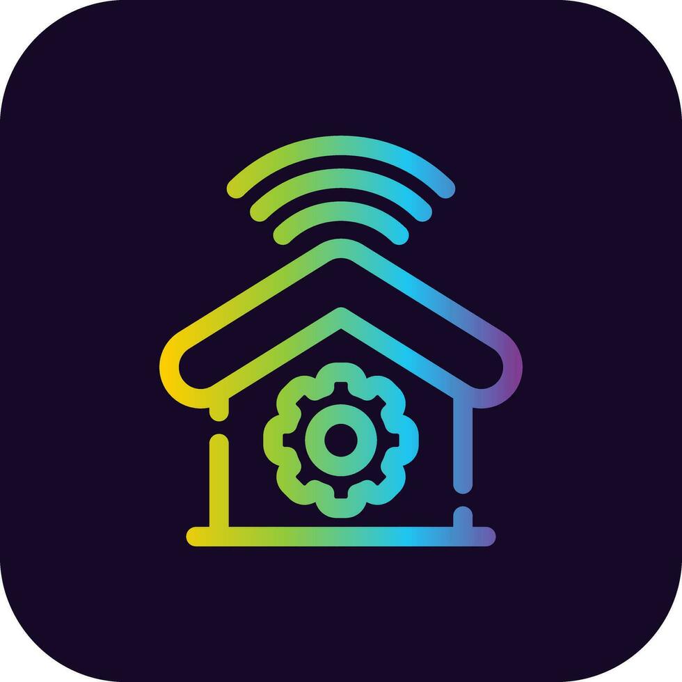 Home Automation Creative Icon Design vector