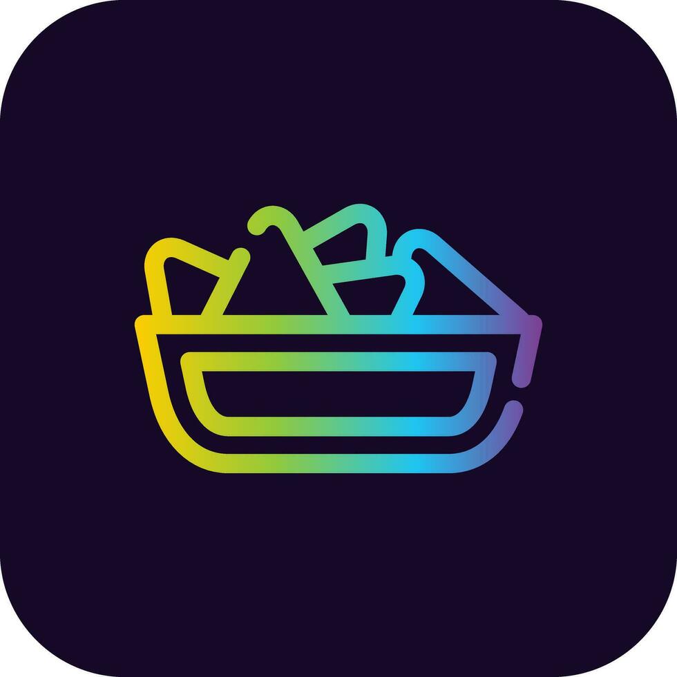Nachos Creative Icon Design vector