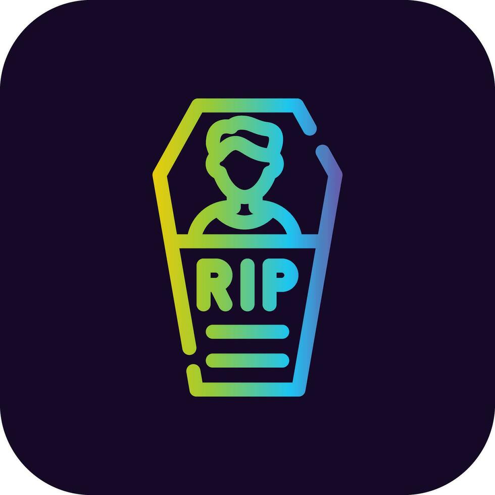 People Coffin Creative Icon Design vector