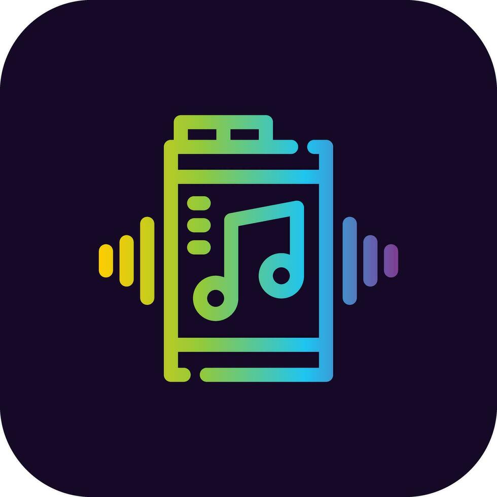 Smart Sound Creative Icon Design vector