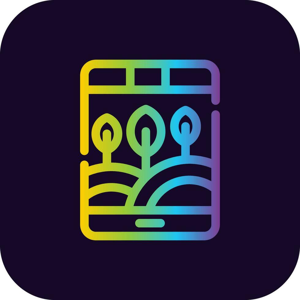 Smart Farm Creative Icon Design vector