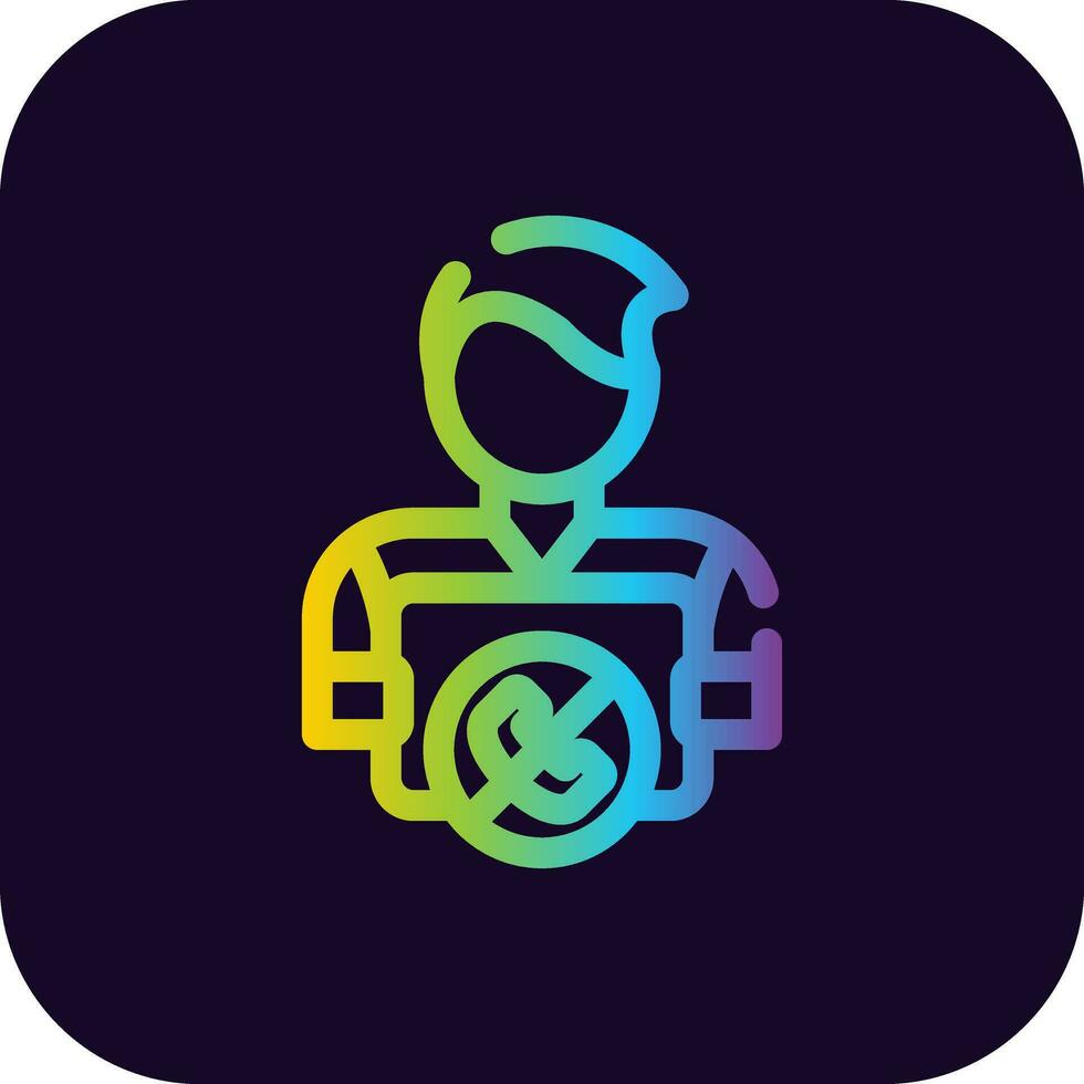 Contactless Delivery Creative Icon Design vector