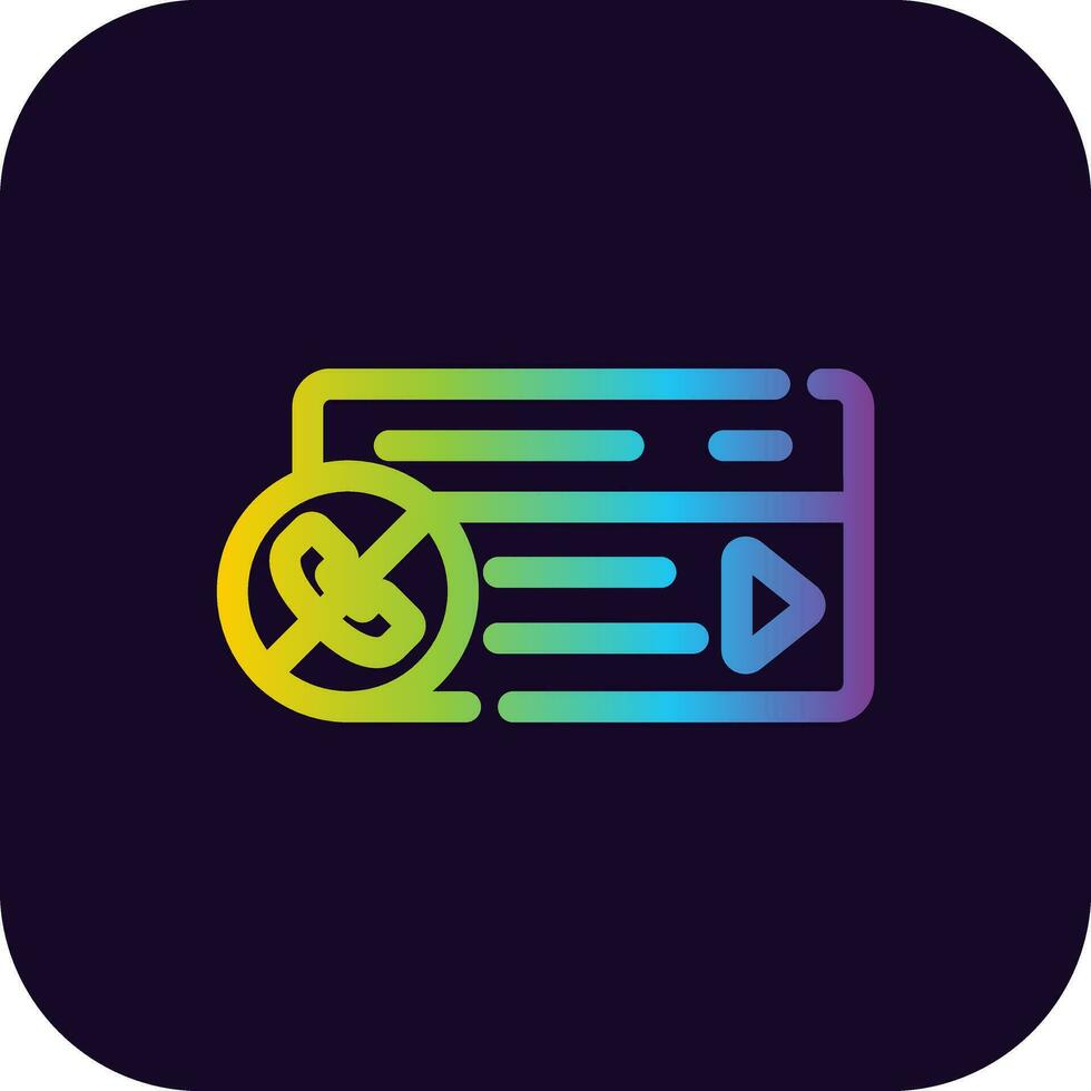 Contactless Services Creative Icon Design vector