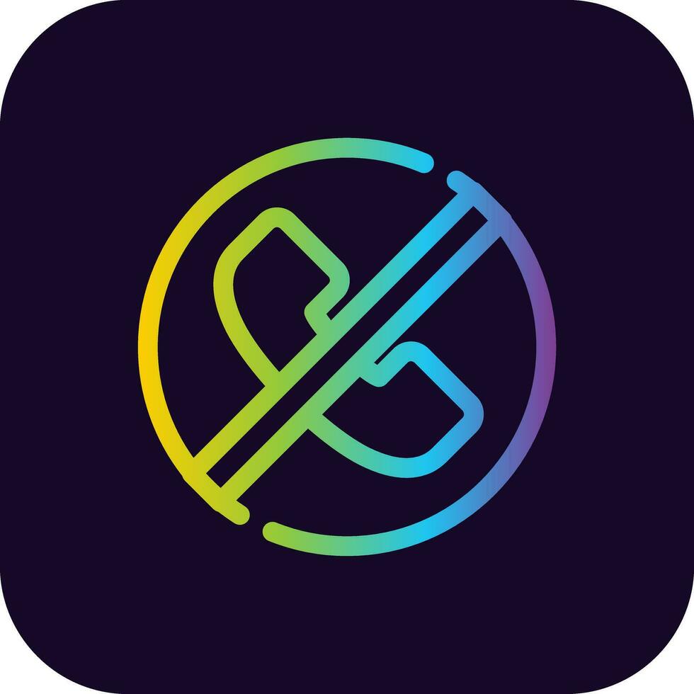 Contactless Creative Icon Design vector