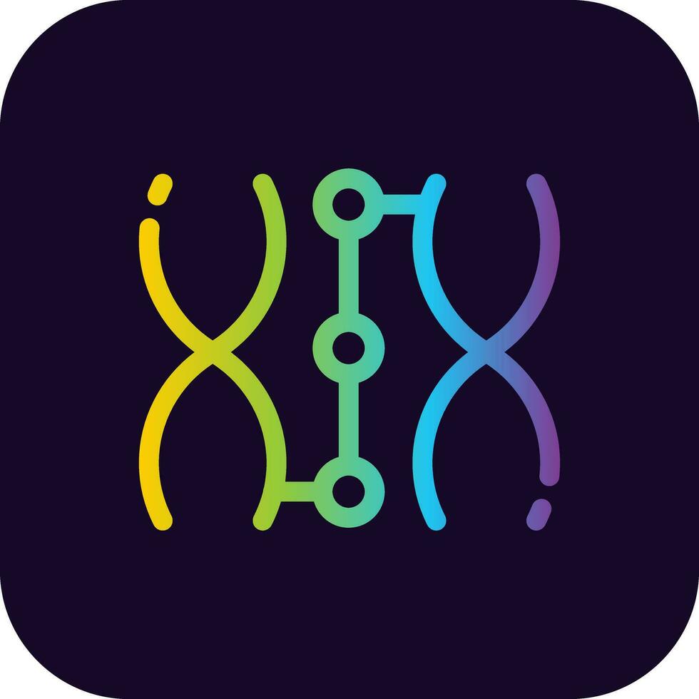Cloning Creative Icon Design vector