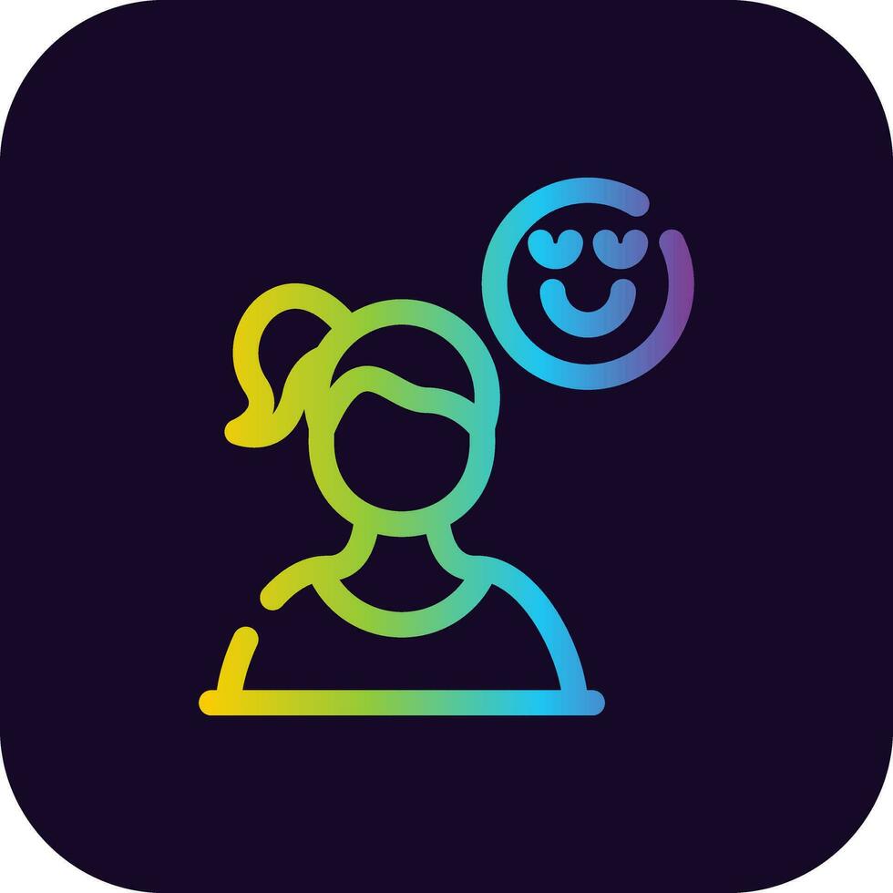 Calmness Creative Icon Design vector