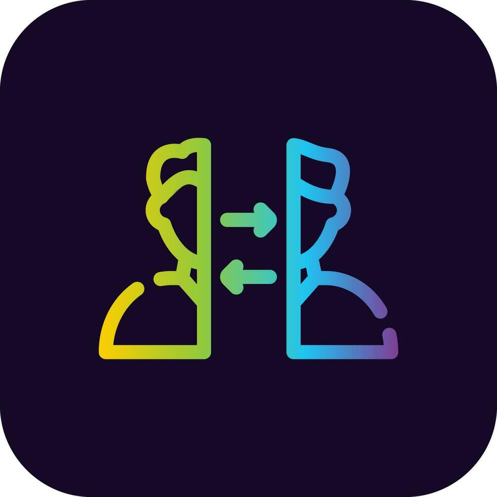 Self Determination Creative Icon Design vector