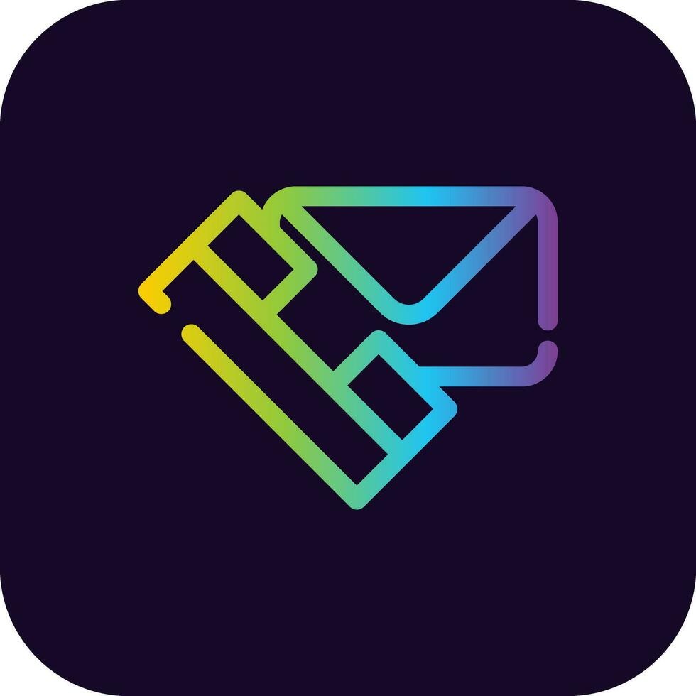 Untact Creative Icon Design vector