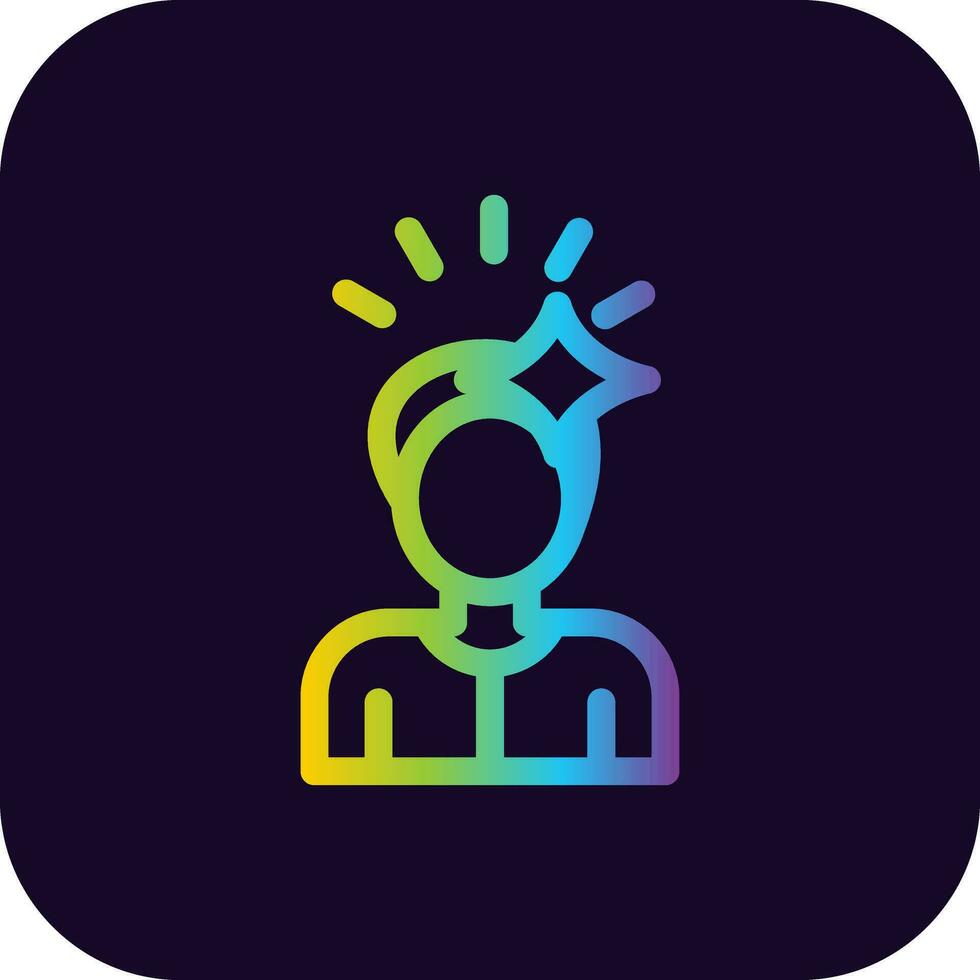 Suffering Creative Icon Design vector