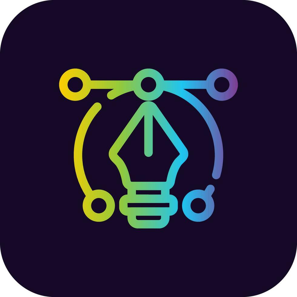 Gradient design Icon vector