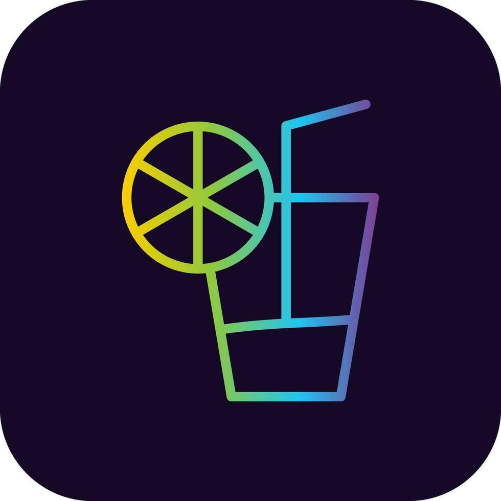 Lemonade Creative Icon Design vector