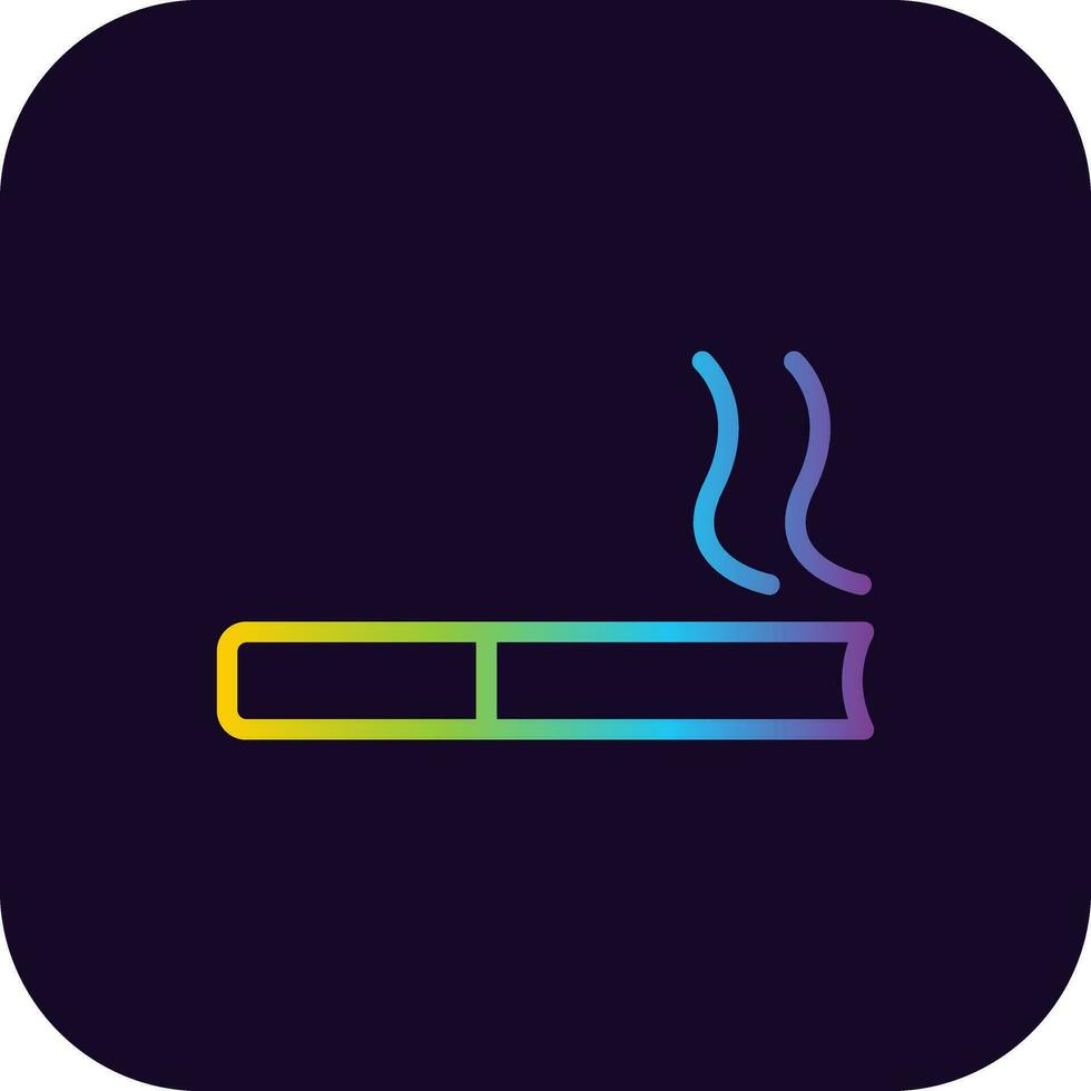 diseño de icono creativo de cigarrillo vector