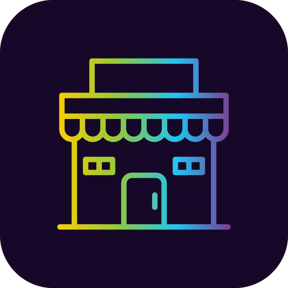 Store Creative Icon Design vector