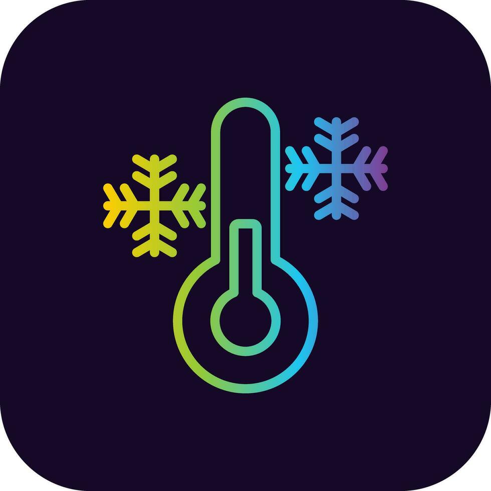 diseño de icono creativo de temperatura vector