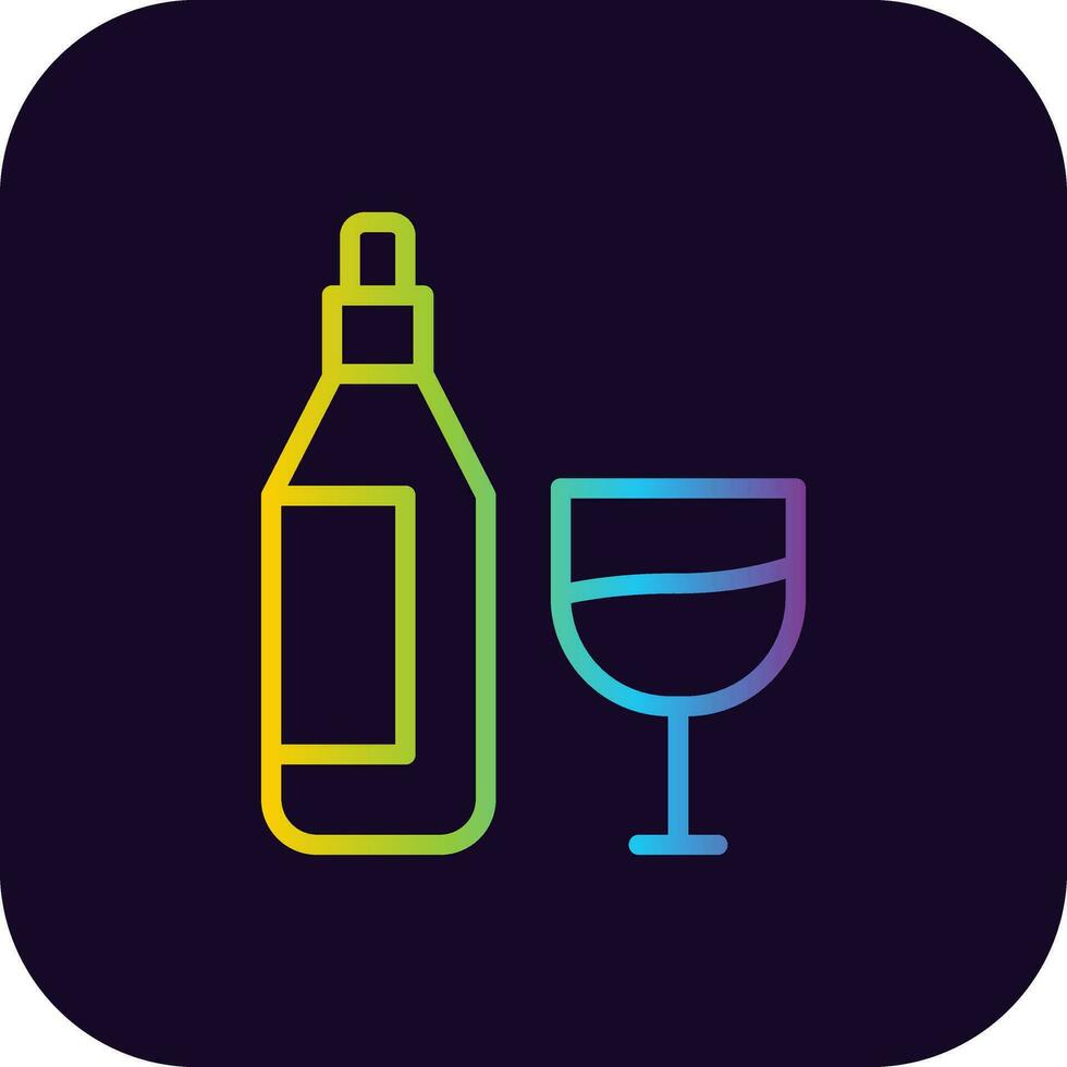 Wine Creative Icon Design vector