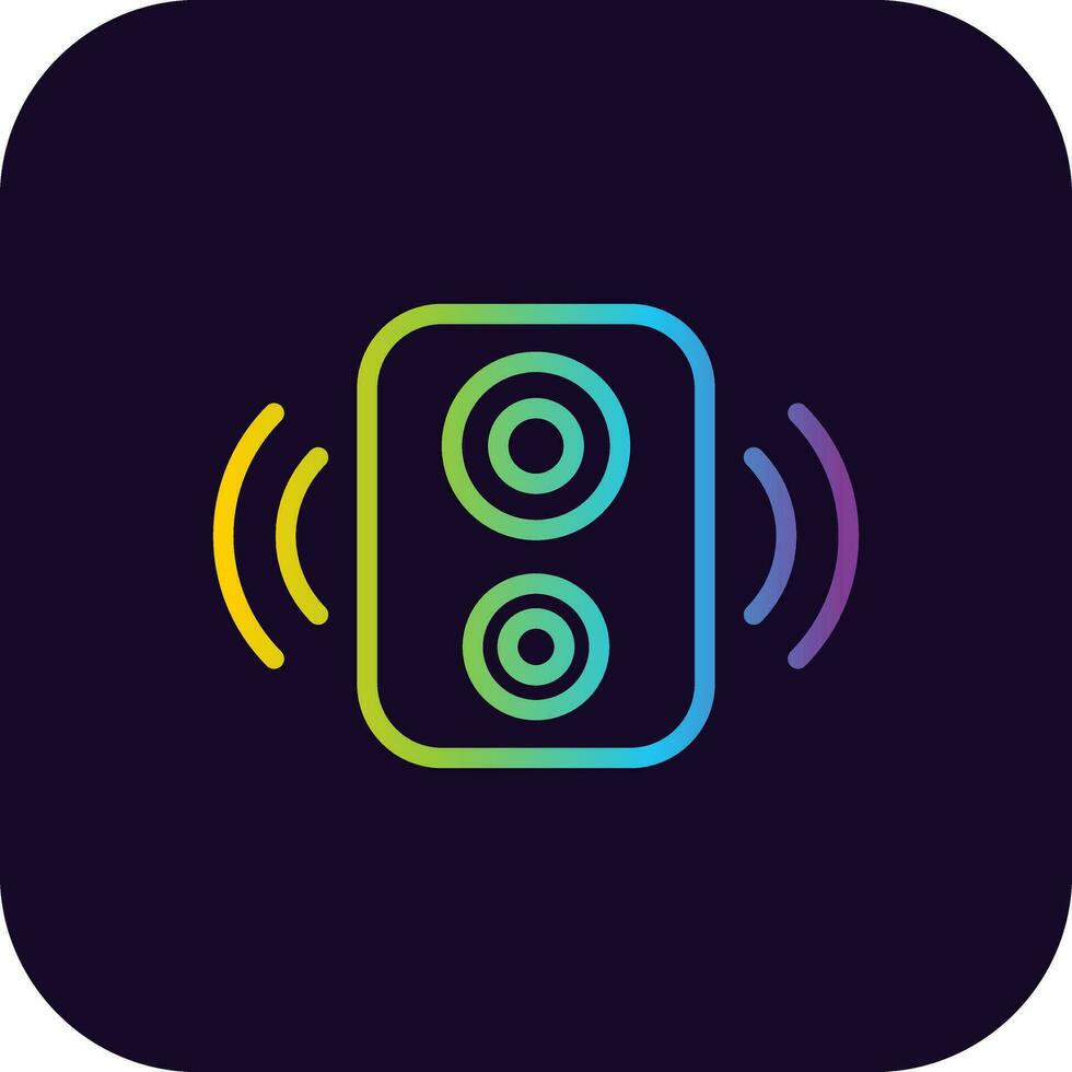 Speaker Creative Icon Design vector