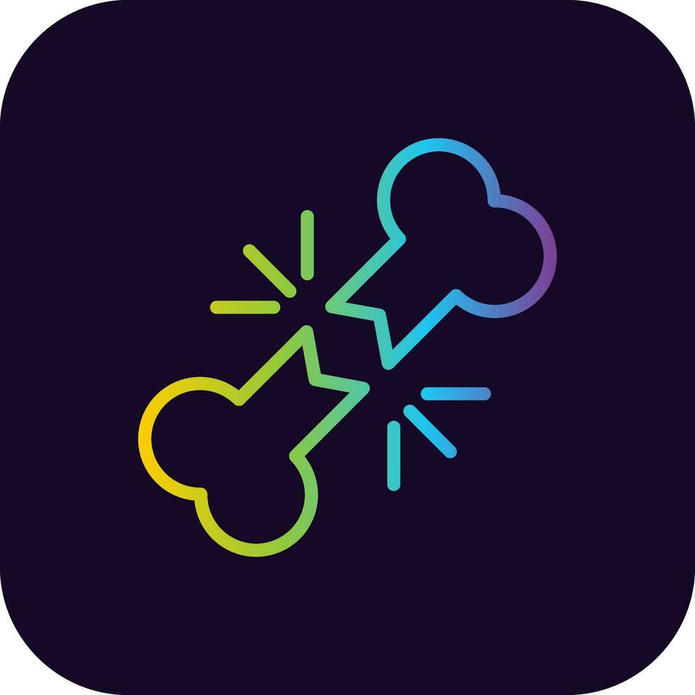 Fracture Creative Icon Design vector