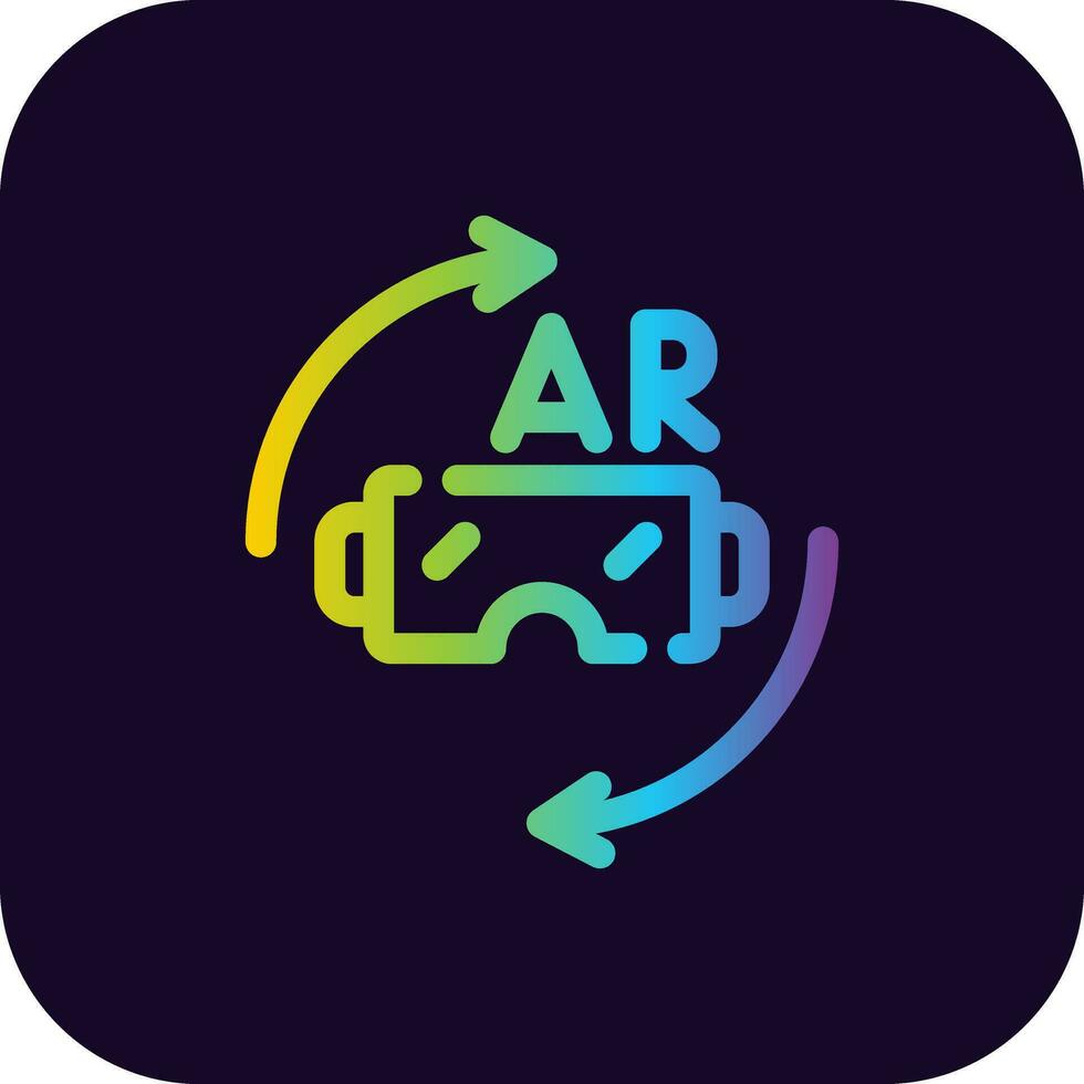 Vr Glasses Creative Icon Design vector