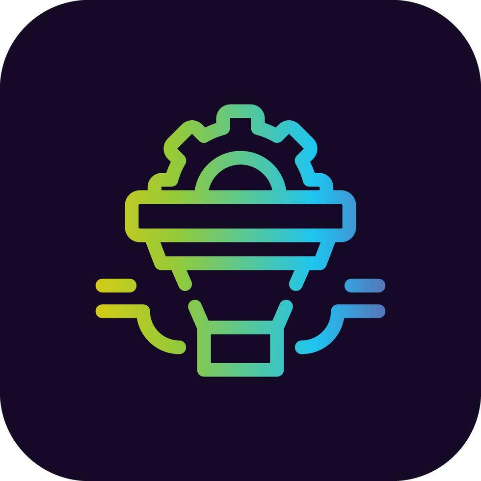 Funnel Creative Icon Design vector