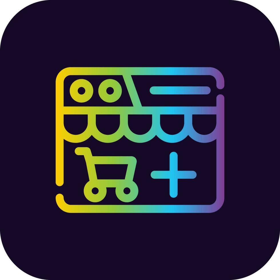 Medical Ecommerce Creative Icon Design vector