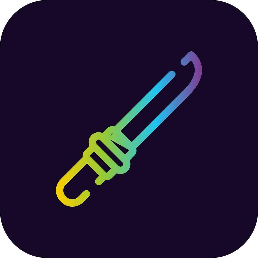 diseño de icono creativo de cuchillo vector