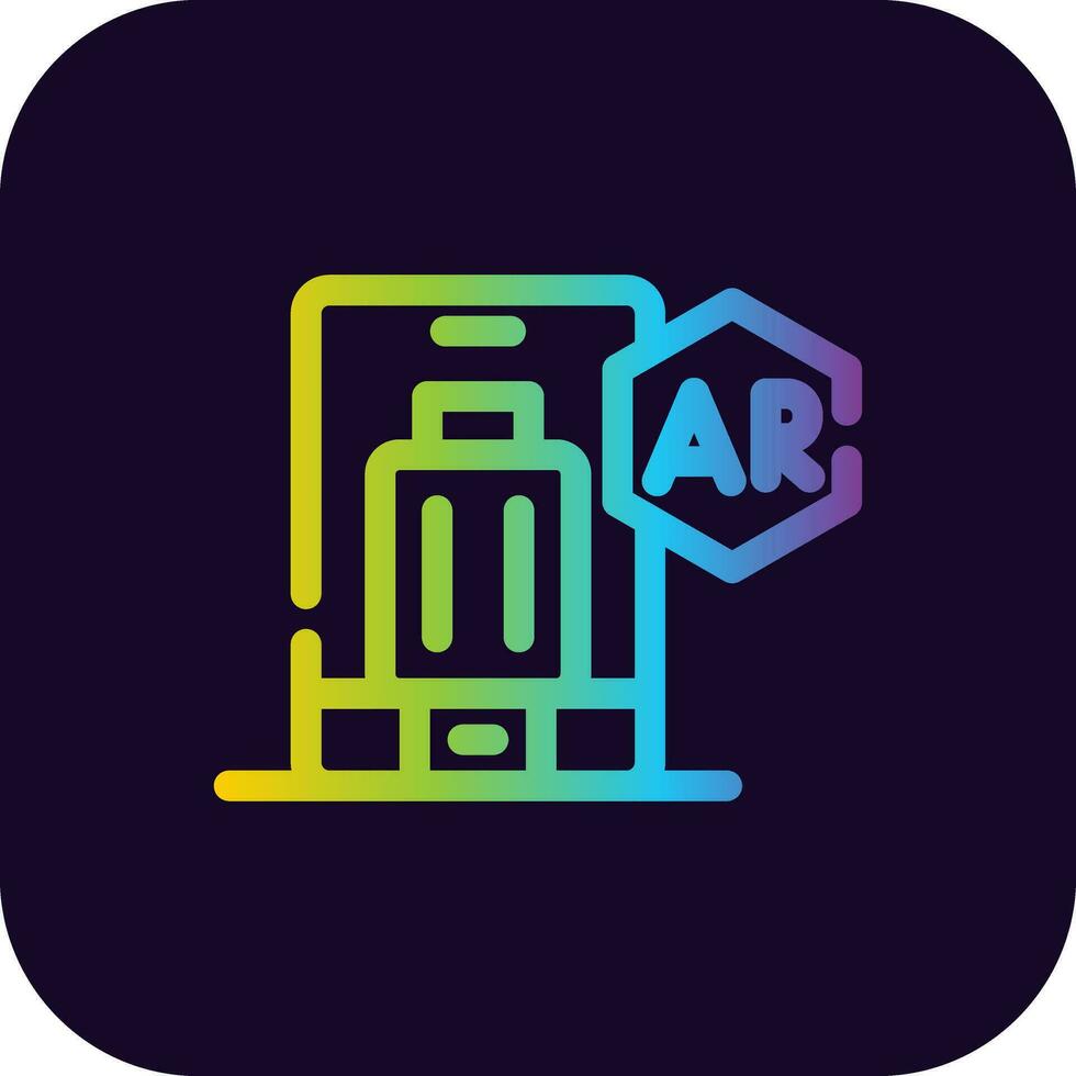 Ar Tourism Creative Icon Design vector