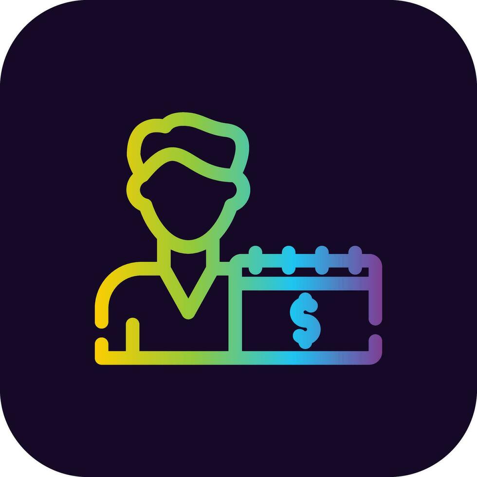 Fixed Funding Creative Icon Design vector