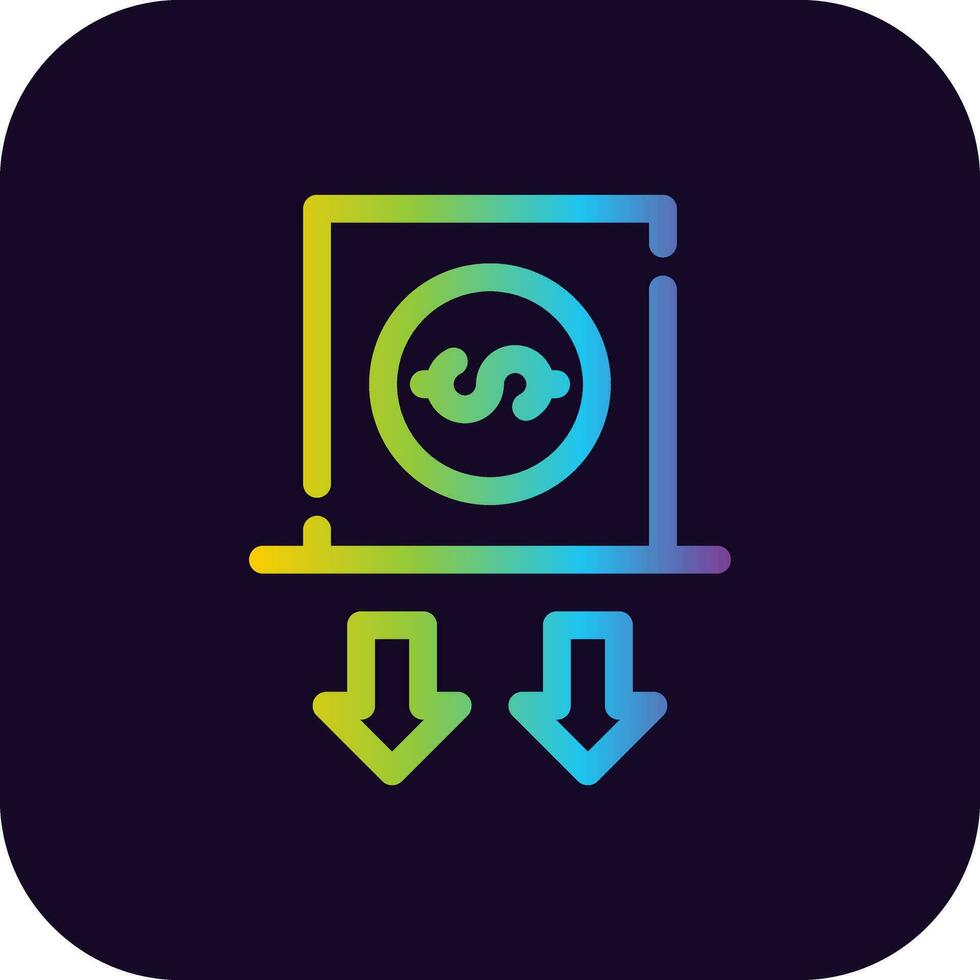 Deposit Creative Icon Design vector