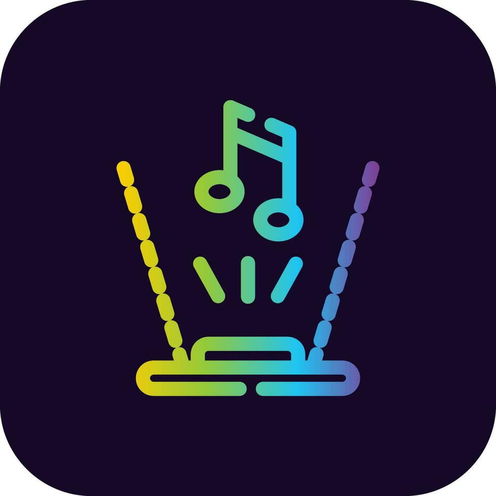 Ar Music Creative Icon Design vector