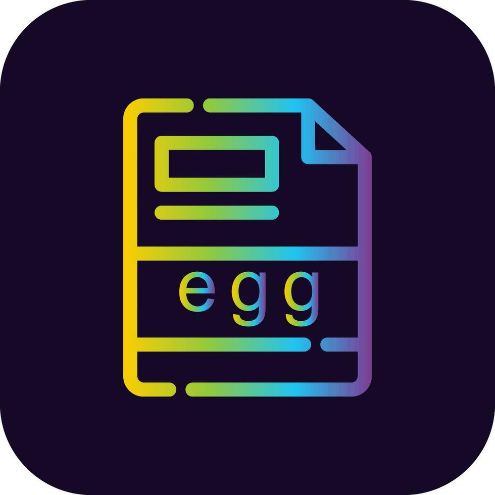 diseño de icono creativo de huevo vector