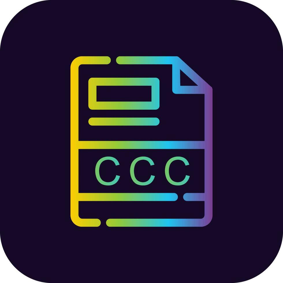 CCC Creative Icon Design vector