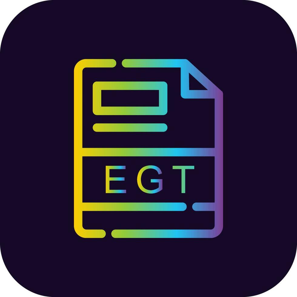 EGT Creative Icon Design vector