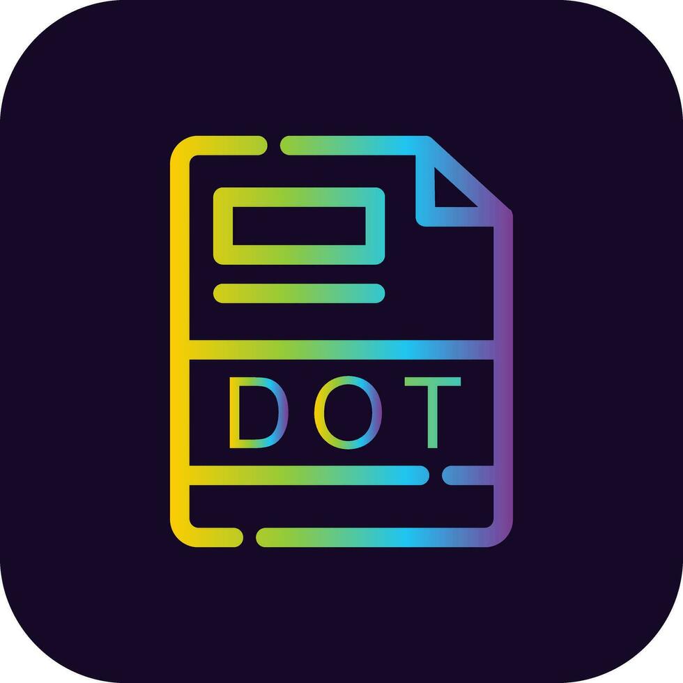 DOT Creative Icon Design vector