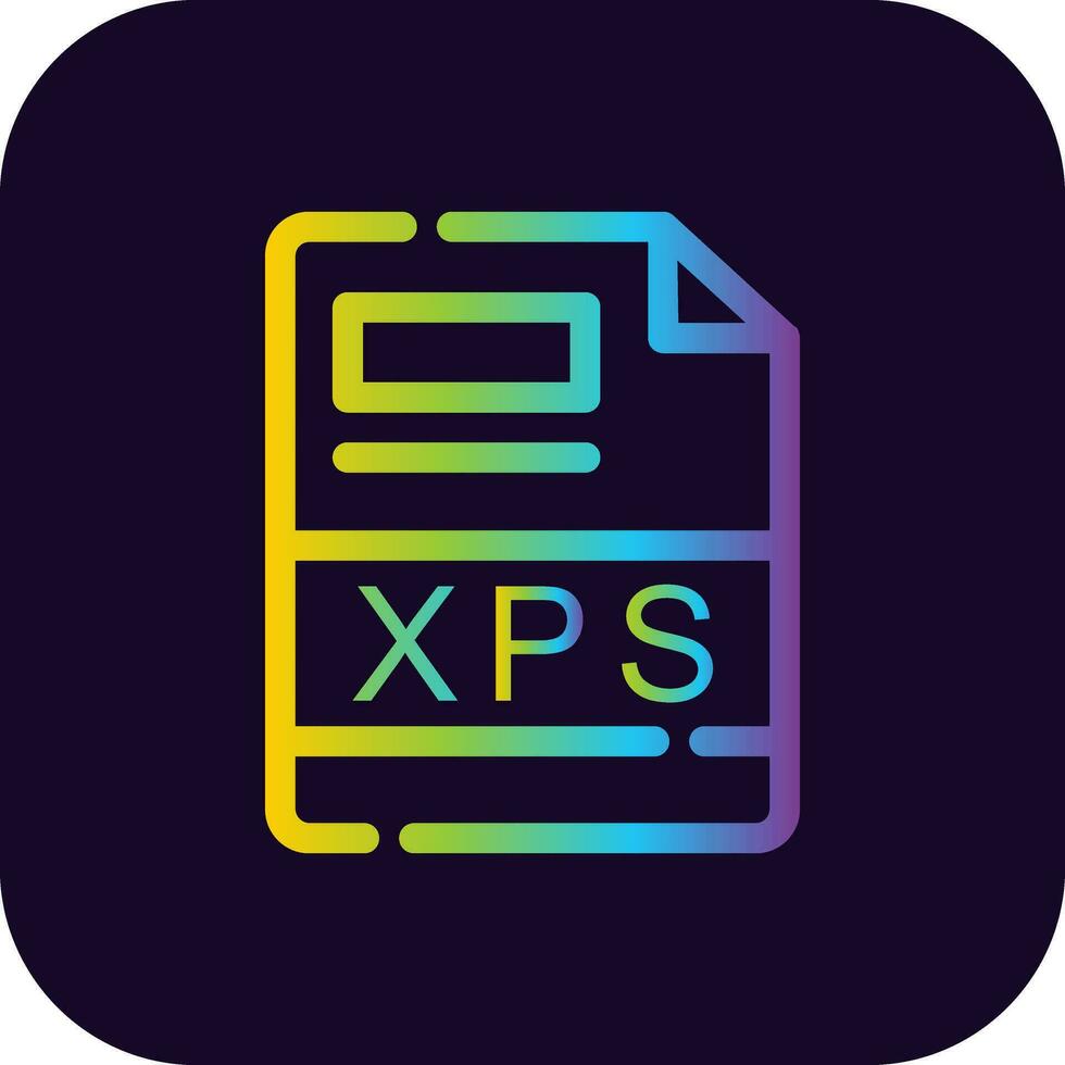 XPS Creative Icon Design vector