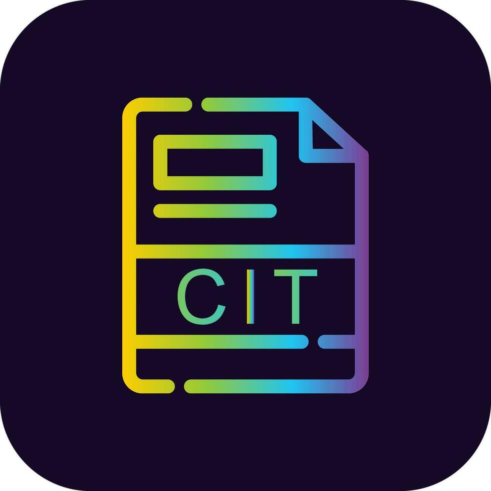 CIT Creative Icon Design vector