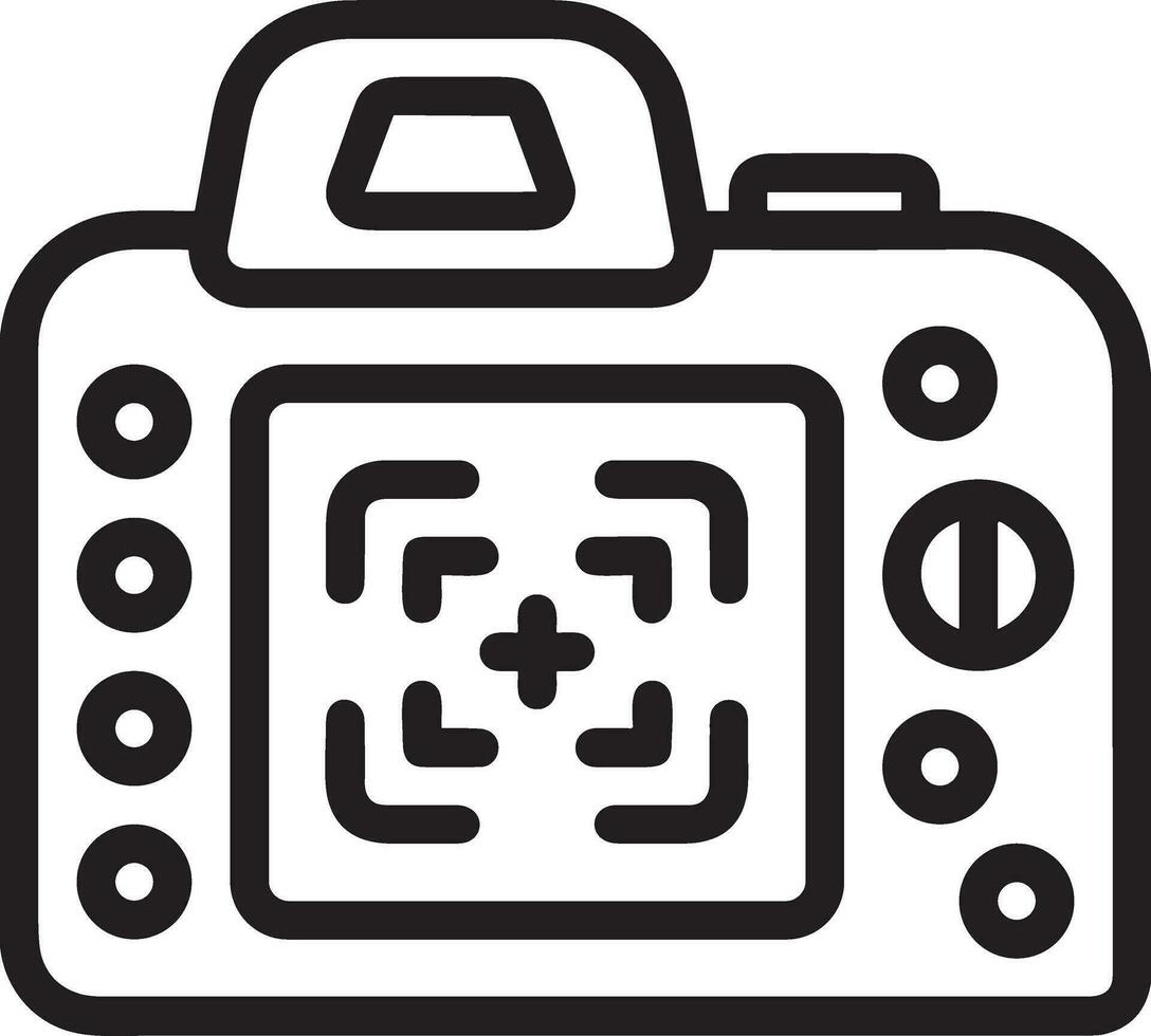 camera photography icon symbol image vector. Illustration of multimedia photographic lens grapich design images vector