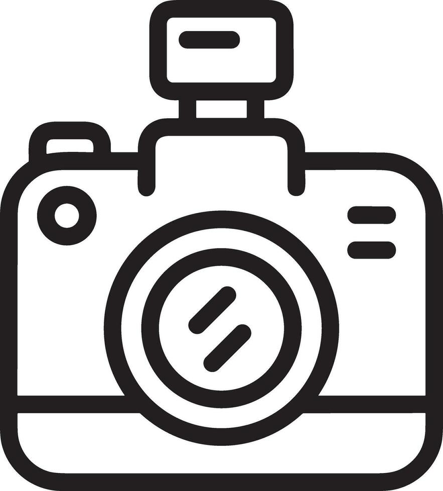 camera photography icon symbol image vector. Illustration of multimedia photographic lens grapich design images vector