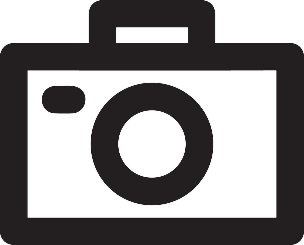 camera photography icon symbol image vector. Illustration of multimedia photographic lens grapich design images vector