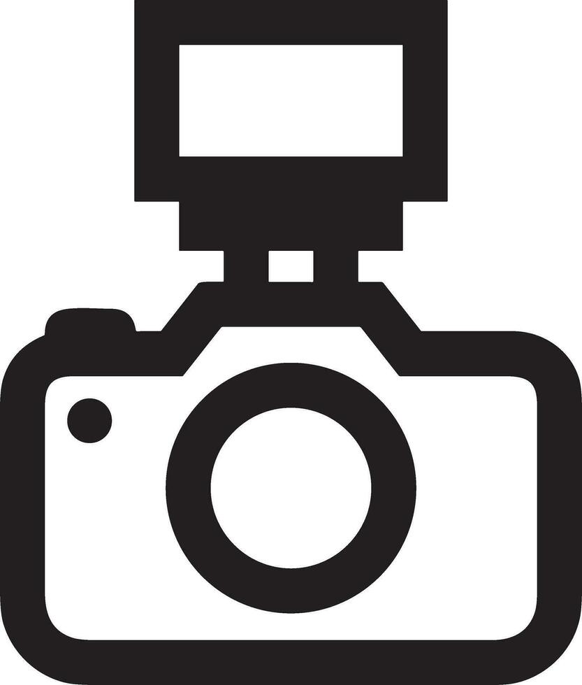 camera photography icon symbol image vector. Illustration of multimedia photographic lens grapich design images vector